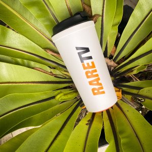 White Travel Mug Raretv - Spill Proof Design 2