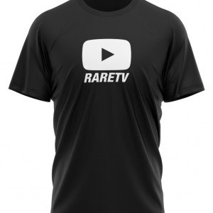 RARE-TV BLACK SHIRT FRONT SIDE 2